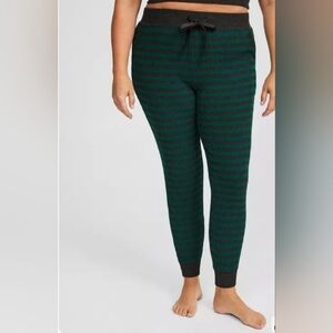 Torrid Green and Black Striped Lounge Pants